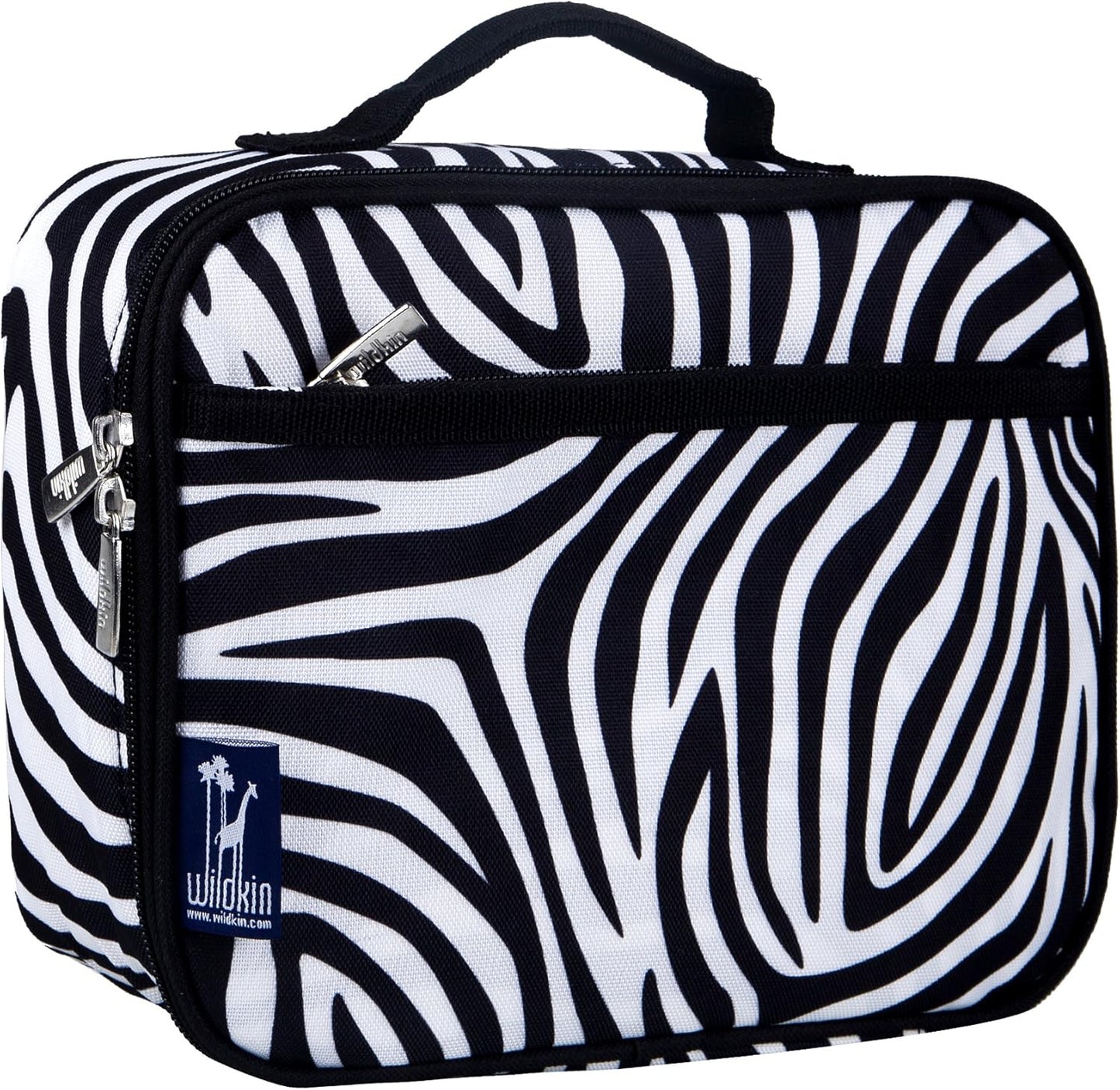Wildkin Kids Insulated Lunch Box, Keeps Food Hot or Cold, BPA-Free with Mesh Pockets & Easy-Clean Lining – Ideal for School, Travel & Daycare – Holographic