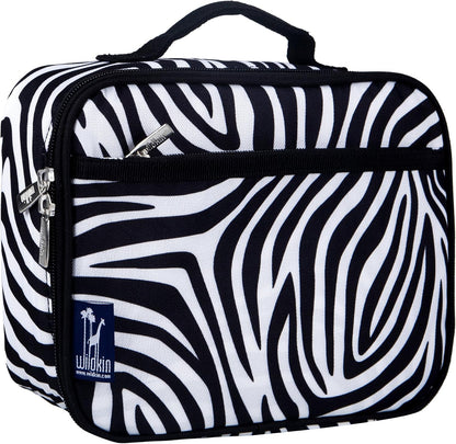 Wildkin Kids Insulated Lunch Box, Keeps Food Hot or Cold, BPA-Free with Mesh Pockets & Easy-Clean Lining – Ideal for School, Travel & Daycare – Holographic