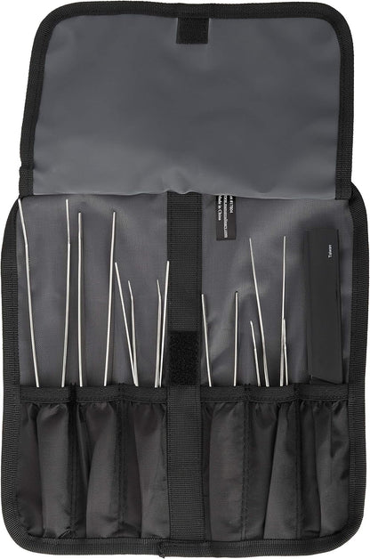 Mercer Culinary 8 Piece Plating Set, Matte Black