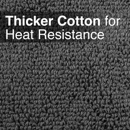 RITZ Terry Pocket Mitt & Hot Pad: Unparalleled Heat Resistant, Durable 100% Cotton – Ergonomically Designed for Optimal Grip – Easy-Care Machine Washable –, Federal Blue
