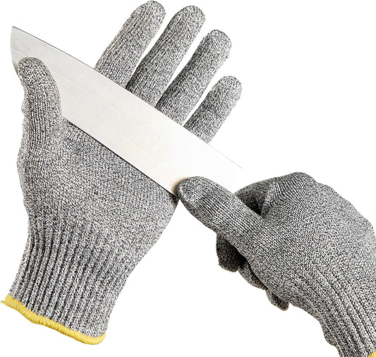 COOLJOB ANSI A9 Cut Resistant Safety Kitchen Gloves, Food Grade, S-XL