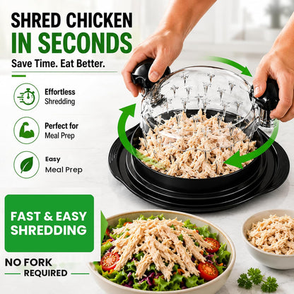 Large Chicken Shredder Tool Twist, 10-Inch Meat Shredder Twist