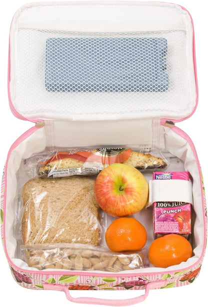 Wildkin Kids Insulated Lunch Box, Keeps Food Hot or Cold, BPA-Free with Mesh Pockets & Easy-Clean Lining – Ideal for School, Travel & Daycare – Holographic