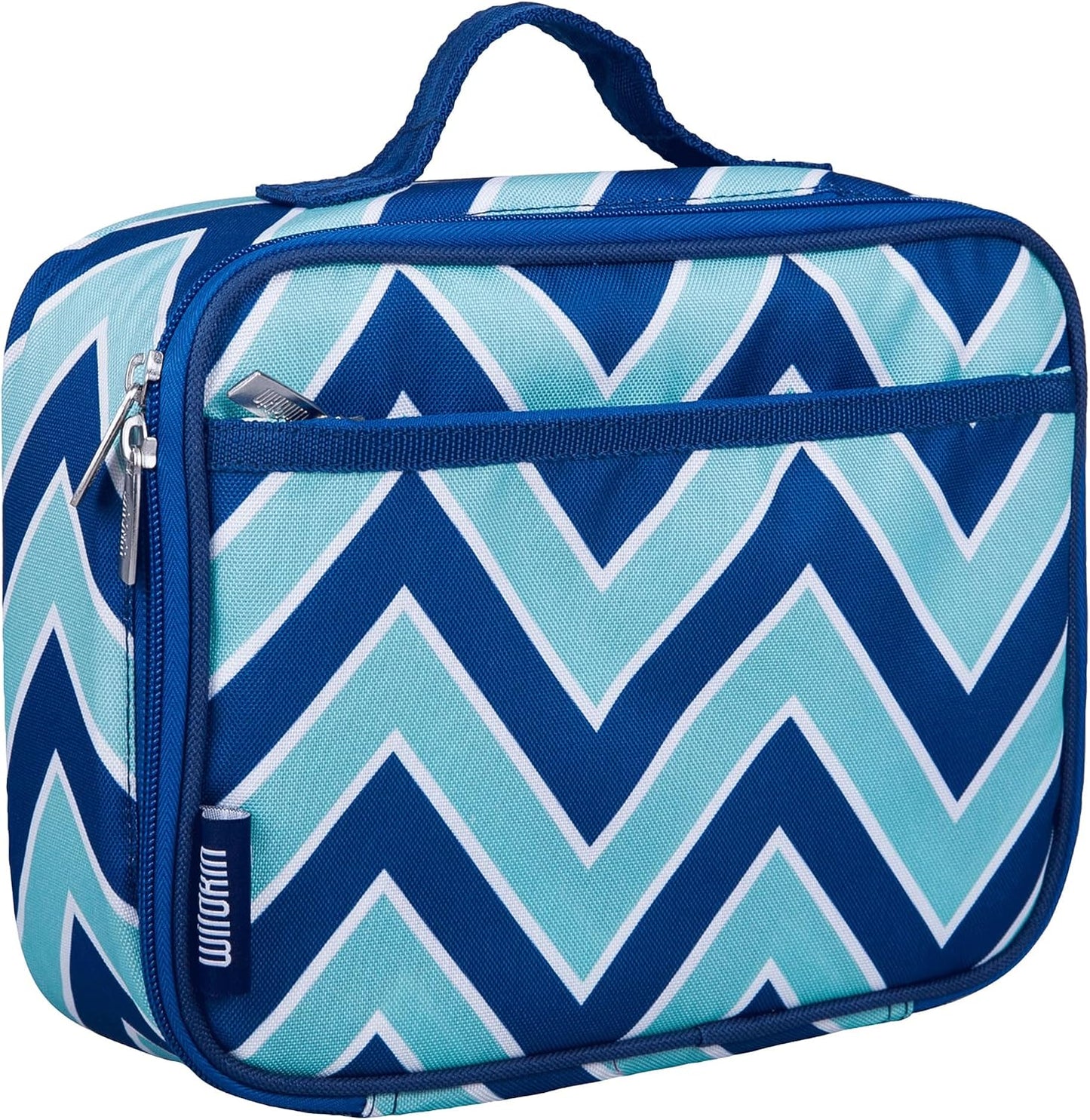 Wildkin Kids Insulated Lunch Box, Keeps Food Hot or Cold, BPA-Free with Mesh Pockets & Easy-Clean Lining – Ideal for School, Travel & Daycare – Holographic