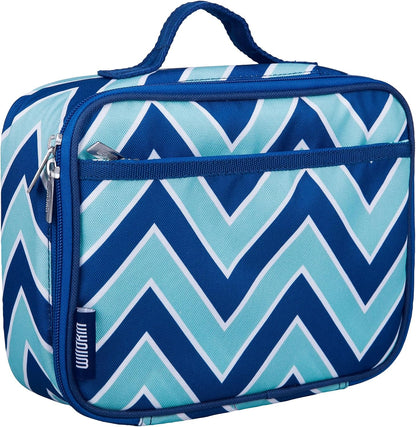 Wildkin Kids Insulated Lunch Box, Keeps Food Hot or Cold, BPA-Free with Mesh Pockets & Easy-Clean Lining – Ideal for School, Travel & Daycare – Holographic