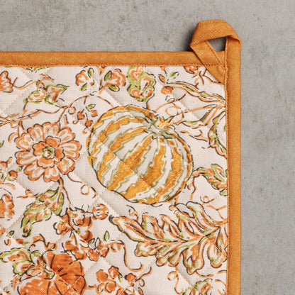 Maison d' Hermine 100% Cotton Oven Mitt & Pot Holder Set (7.5"x13" & 8"x8") - Colors C