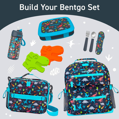 Bentgo Kids Water Bottle - Leak-Proof, Durable Tritan PFAS- & BPA-Free 15 fl oz, Kids/Toddlers Ages 3+ for School & Sports; Bite & Sip Spout, Carrying Handle, Dishwasher Safe (Unicorn)