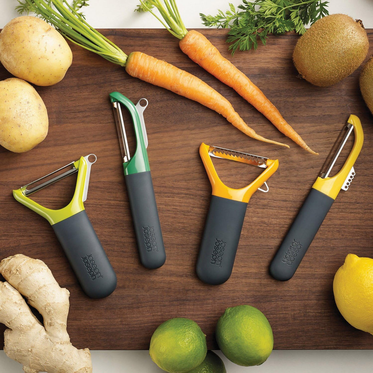Joseph Joseph SafeStore Peeler, One Size, Orange