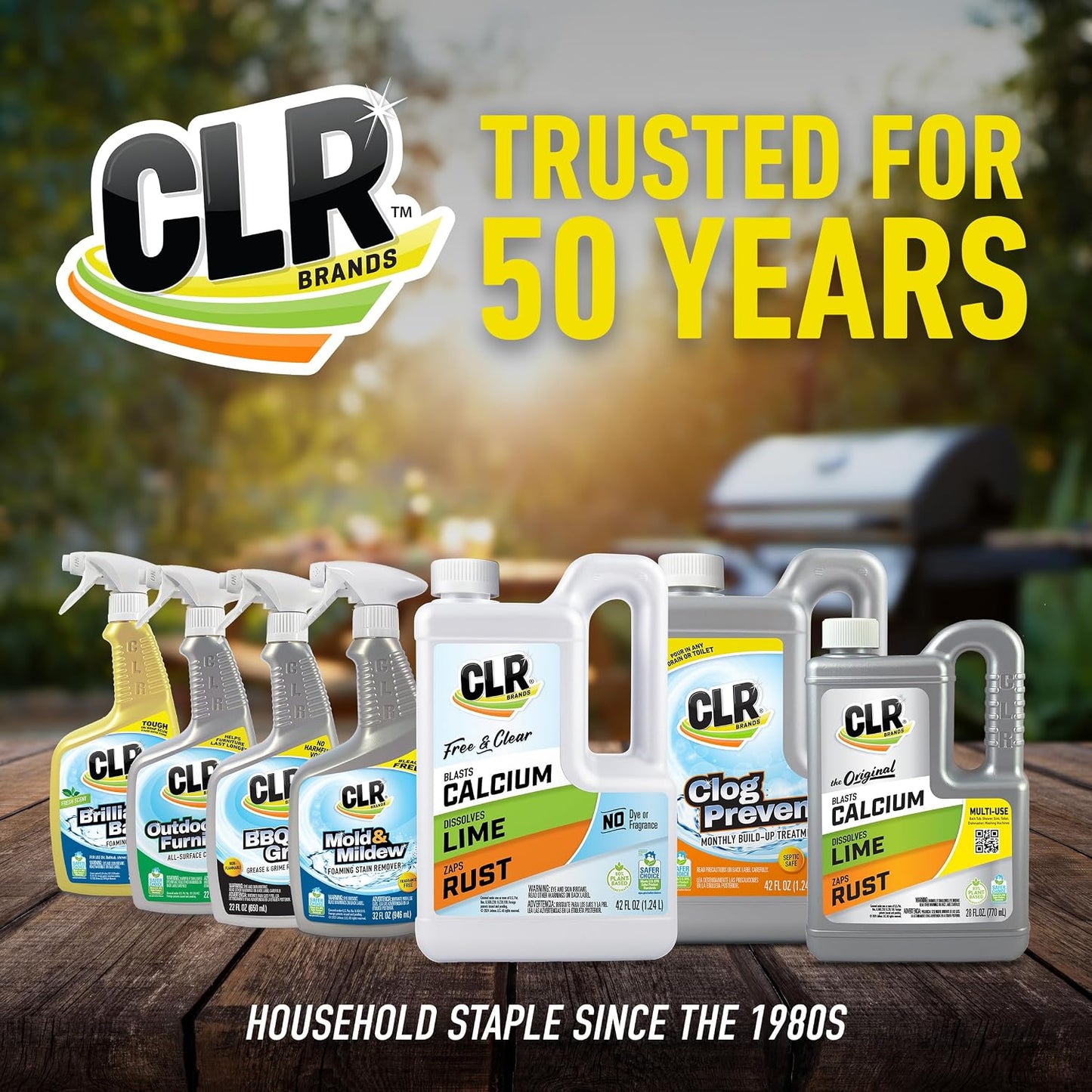 CLR Clean & Ready Grill, BBQ Grill Cleaner, 26 Ounce Spray Bottle, PB-BBQ-26