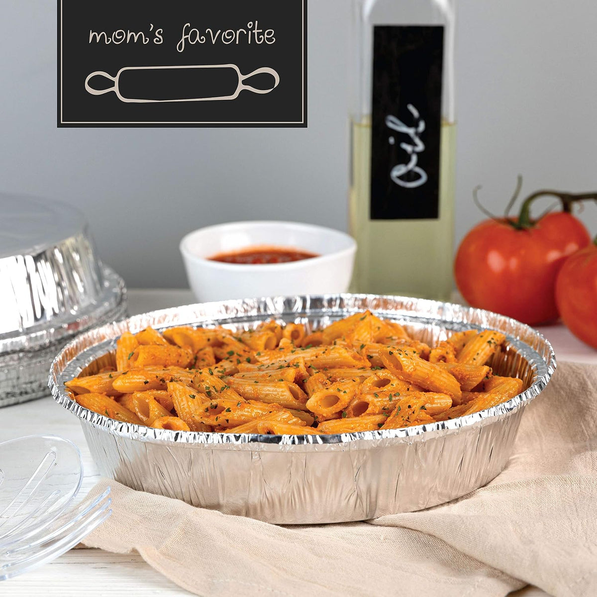 PLASTICPRO 6'' Inch Round Tin Foil Pie Pans Disposable Pack of 20