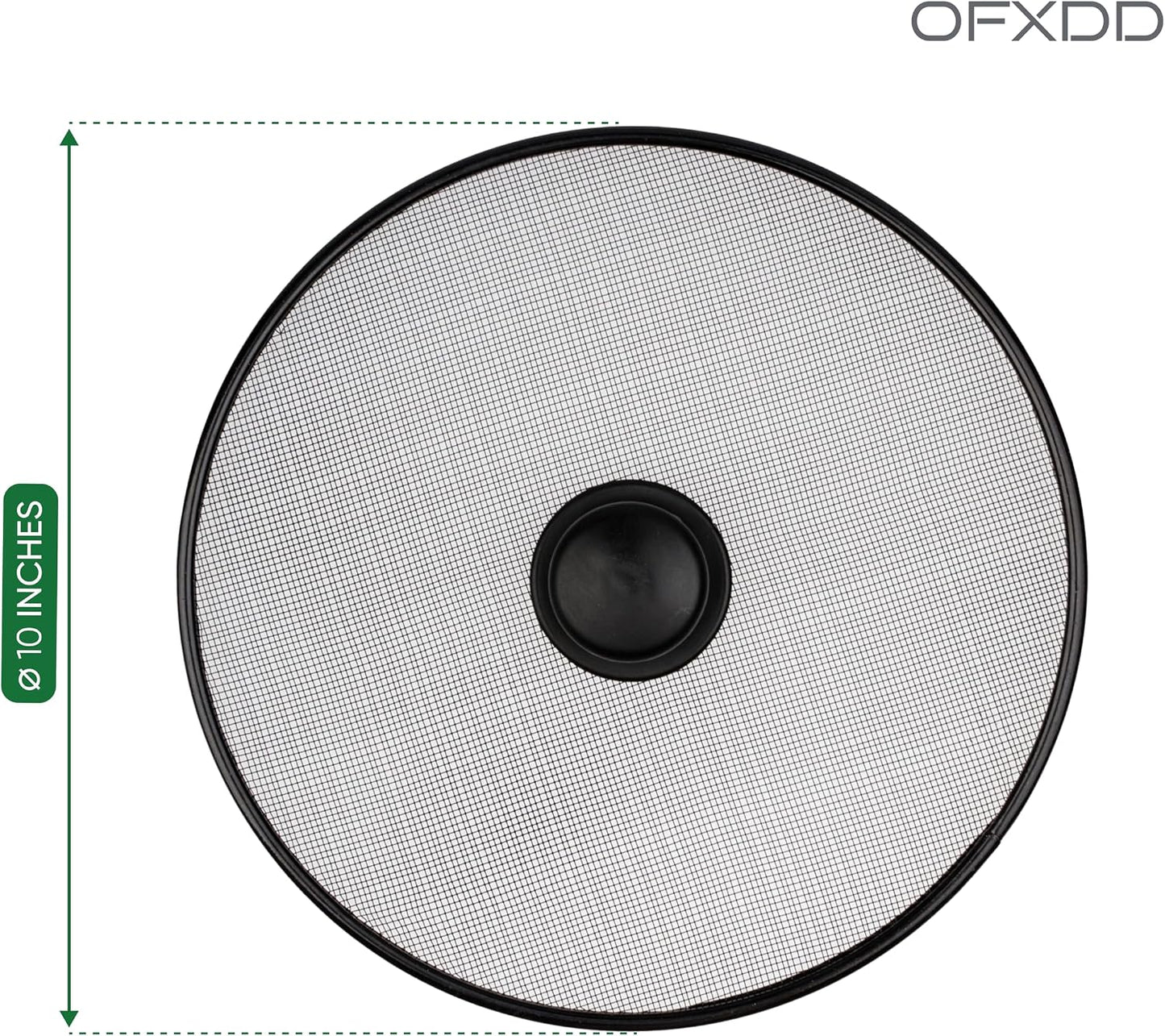 Stainless Steel Splatter Screen with Lid for Cooking - Set of 3: 8,2", 10", 11,4" - Splatter Grease Guard for Kitchen Stove - Anti Oil Splash Frying Shield