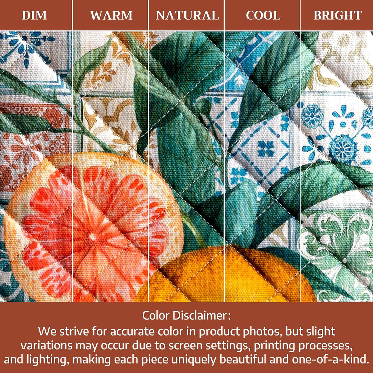 Maison d' Hermine 100% Cotton Oven Mitt & Pot Holder Set (7.5"x13" & 8"x8") - Colors C