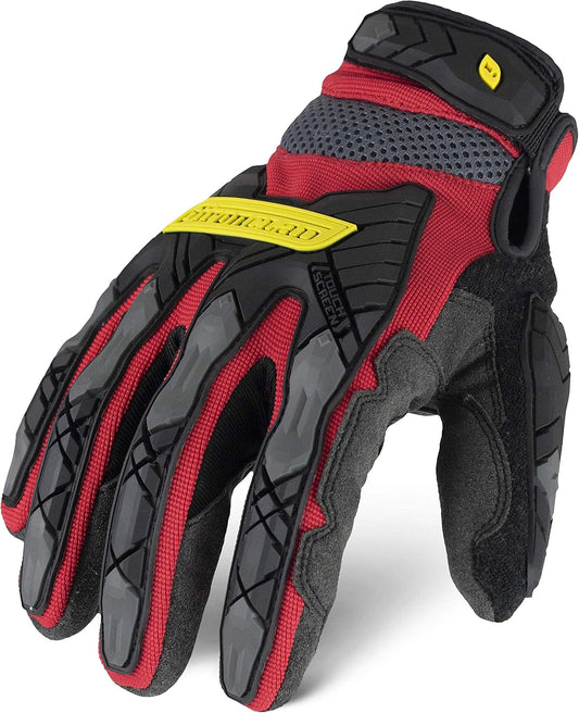 Ironclad Command Impact 360 Cut A5 Work Gloves; Touch Screen Gloves Conductive Palm & Fingers