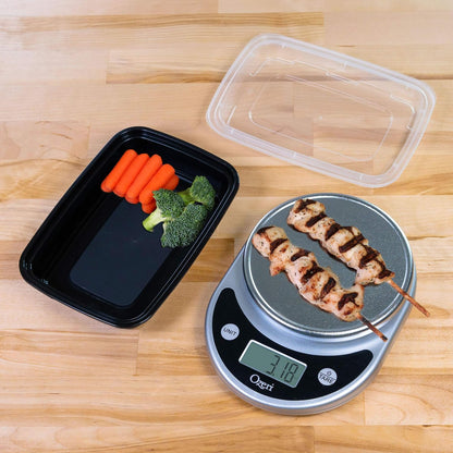 Freshware Meal Prep Containers [50 Pack] 1 Compartment with Lids, Food Storage Containers, Bento Box, BPA Free, Stackable, Microwave/Dishwasher/Freezer Safe (28 oz)