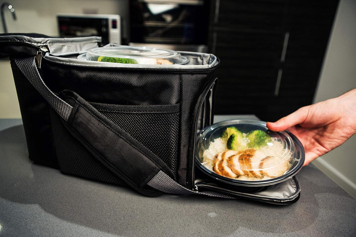 Prep Naturals 50 Pack Meal Prep Containers Reusable | BPA-Free Meal Prep Containers - Airtight Lids, Microwave, Freezer & Dishwasher Safe (50-Pack, 25 oz)