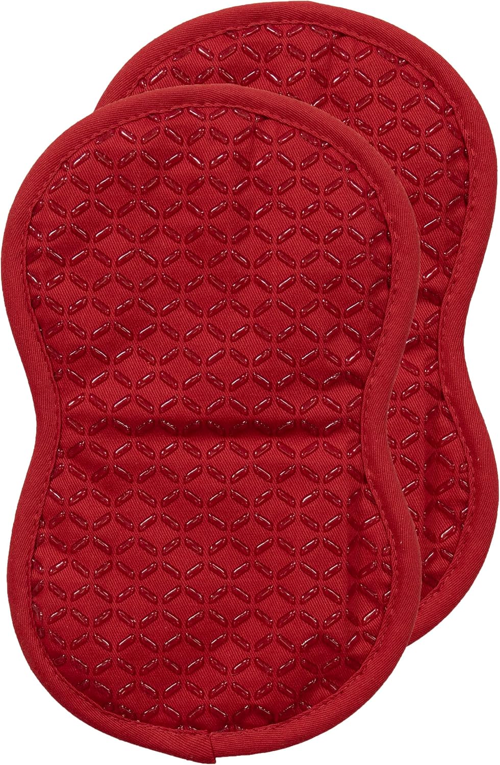 All-Clad Premium Pot Holder: Heat Resistant up to 500 Degrees - 100% Cotton, 10"x8" Hot Pad for Kitchen and Barbecue, 2-Pack, Indigo