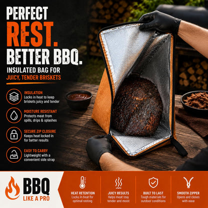 8L BBQ Prep Tub, Cutting Board, Meat Claws & Insulated Resting Bag