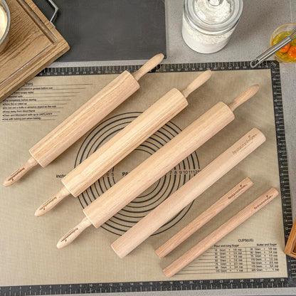 Restaurantware 12 in Wood Beech Asian Dowel Rolling Pin