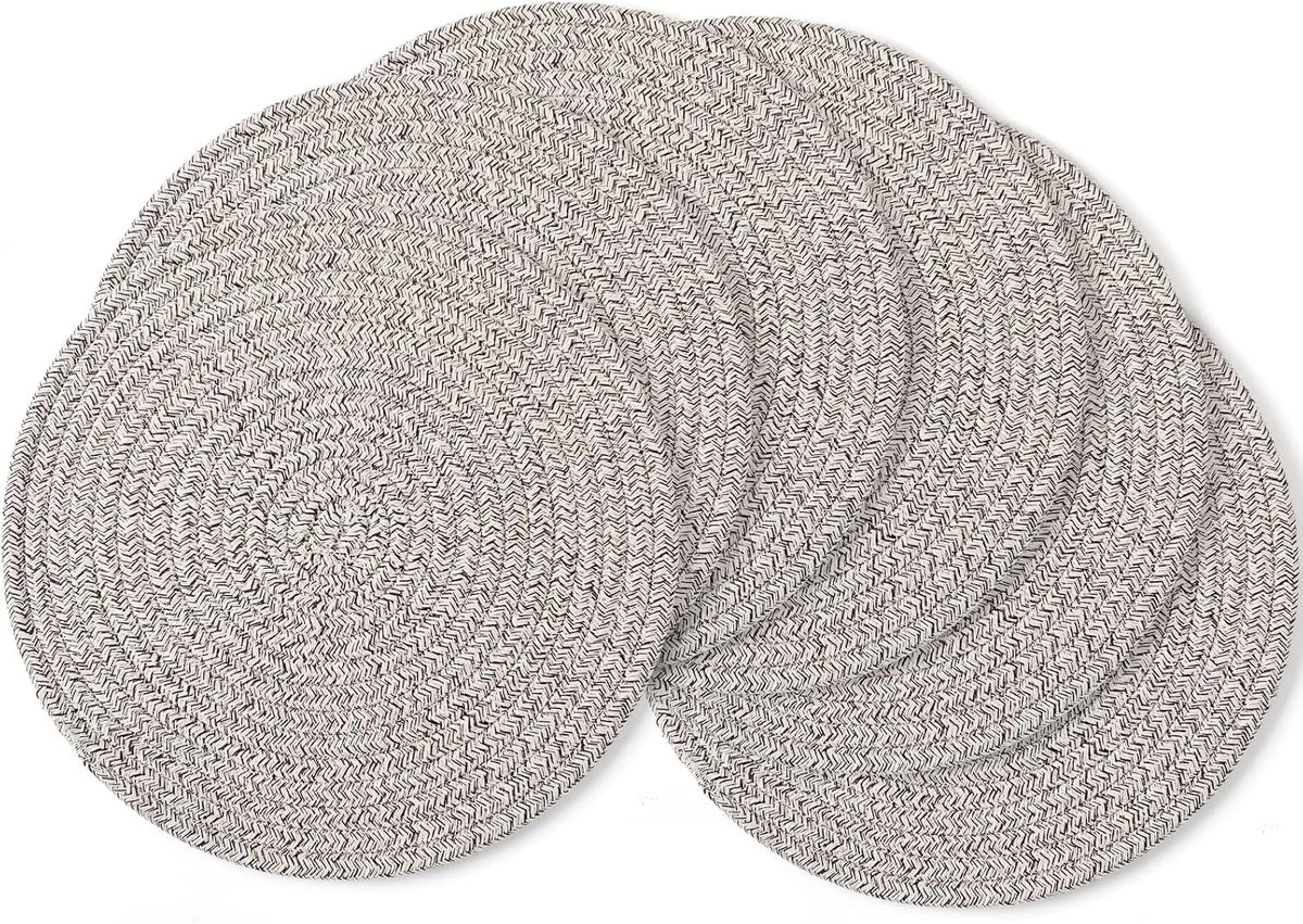 Large Trivets for Hot Dishes, Pots and Pans, Hot Pads 10 Inches 6 Pcs, Pot Holders for Kitchen, Heat Resistant Mats Protect Countertops, Kitchen Essentials Farmhouse Decor (Mix Brown)