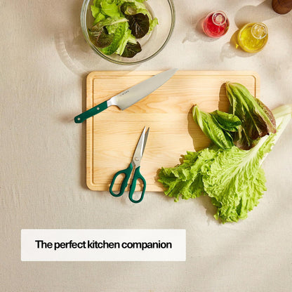 Misen Heavy Duty Kitchen Shears - Stainless Steel, Versatile and Easy Clean Scissors for Meat, Herbs and Veggies - Ambidextrous Comfort Handle - Professional Grade - Black