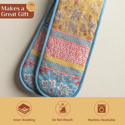 Maison d' Hermine Pot Holders 100% Cotton Potholders (8" x 8") - Colors A