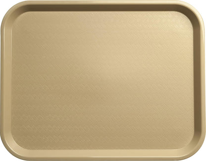Carlisle FoodService Products Café Cafeteria Tray, Fast Food Tray for Restaurant or Commercial Use, 14" x 18", 1 Count, Black