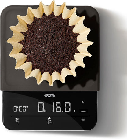OXO Brew 6 Lb. Precision Coffee Scale with Timer, Black