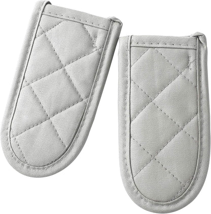 Cast Iron Skillet Handle Covers,Pot Handle Covers Heat Resistant,Pot Holders for Kitchen Heat Resistant,Machine Washable Handle Mitts 2 PCS(Striped)