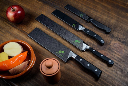 EVERPRIDE Chef Knife Sheath Set Universal Blade Edge Cover Guards for Chef’s and Kitchen Knives – Durable, BPA-Free, Felt Lined, Sturdy ABS Plastic – Knives Not Included