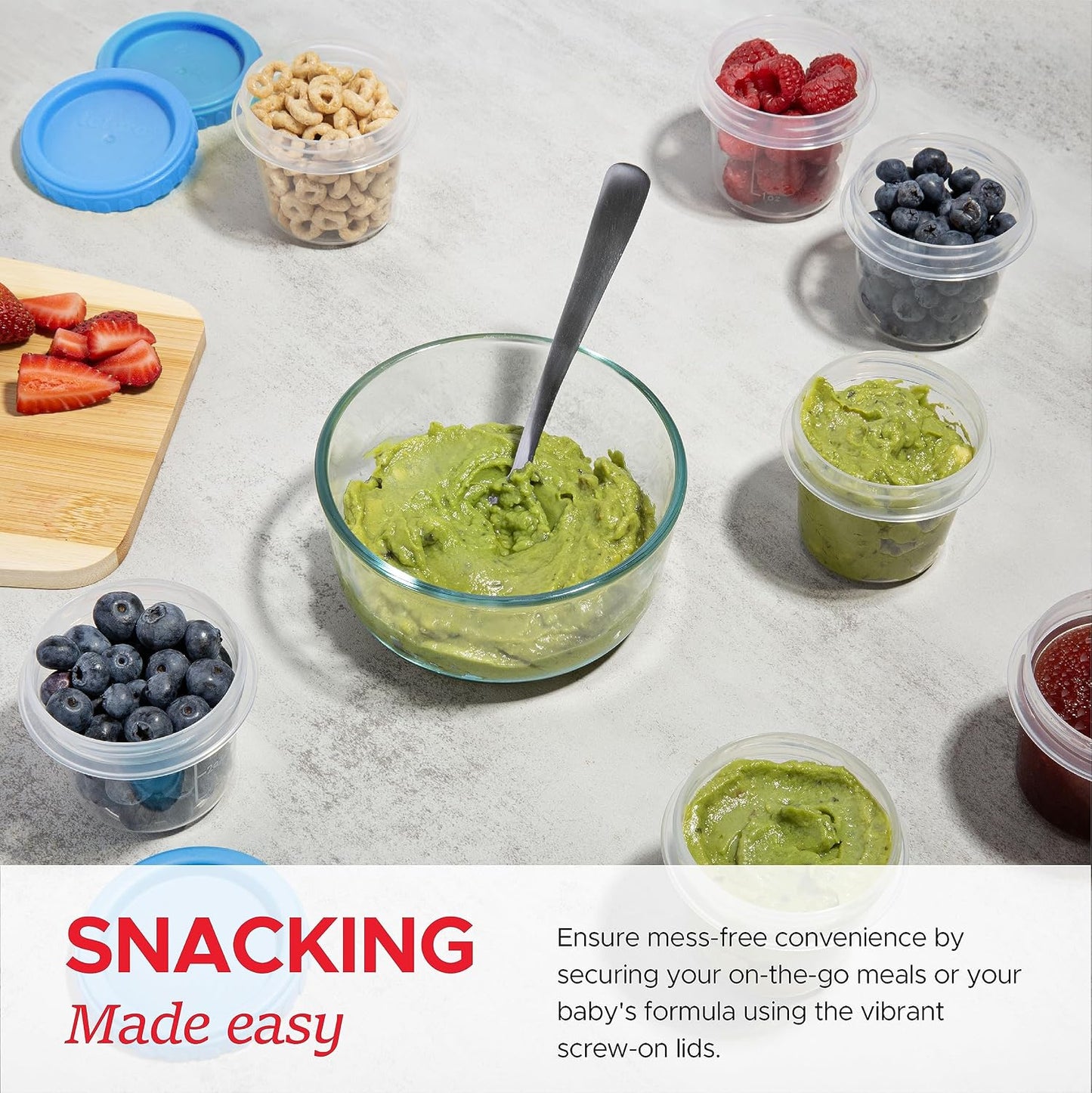 Tafura 10 Pack Leakproof Freezer Containers for Food with Twist Top Lids - 32 Oz BPA Free Reusable Plastic Soup Containers with Screw On Lids - Ideal for Meal Prep, Leftovers & Pantry Organization