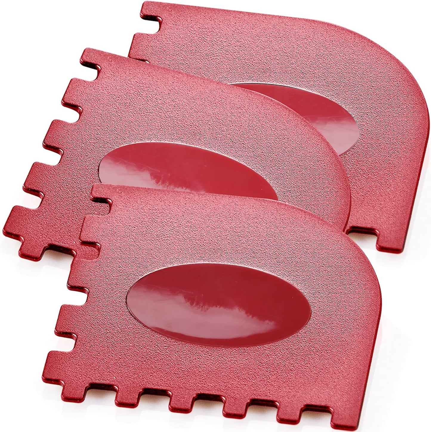 3 Set Plastic Grill Pan Scraper Tool for Griddle Cleaner, Cast Iron Accessories, Kitchen Cleaning Tool Kit