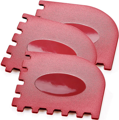3 Set Plastic Grill Pan Scraper Tool for Griddle Cleaner, Cast Iron Accessories, Kitchen Cleaning Tool Kit