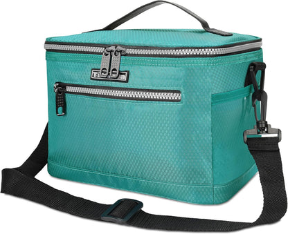 Tirrinia Insulated Lunch Box for Men/Women, Leakproof Lunch Bag for School Work, Large Lunch Tote Kids Boys Girls Student Back to School, Soft Cooler Office Picnic Beach Camping for Adults, Charcoal