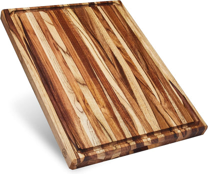 Sonder Los Angeles Doheny Wood Cutting Board Set | Acacia Edge Grain Cutting Board for Kitchen with Juice Groove | Perfect for Compact Daily Use | Gift Box Included | 14x10x1 in & 12x8x1 in