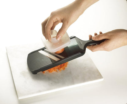 Kyocera Advanced Ceramic Double-edged Mandolin Slicer With Guard, Red