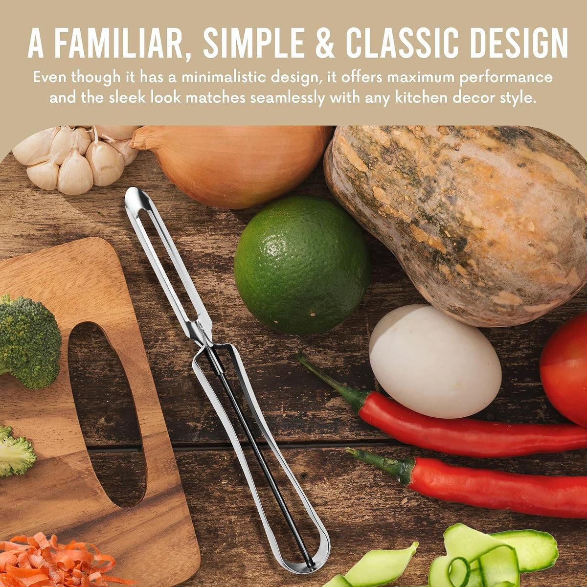 Linden Sweden Original Jonas Vegetable Peeler for Kitchen