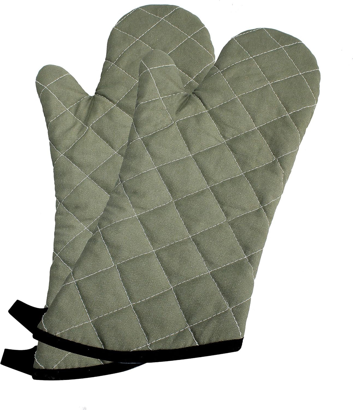 ARCLIBER Grey 13" Quilted Oven Mitts 1 Pair Flame Heat Resistant