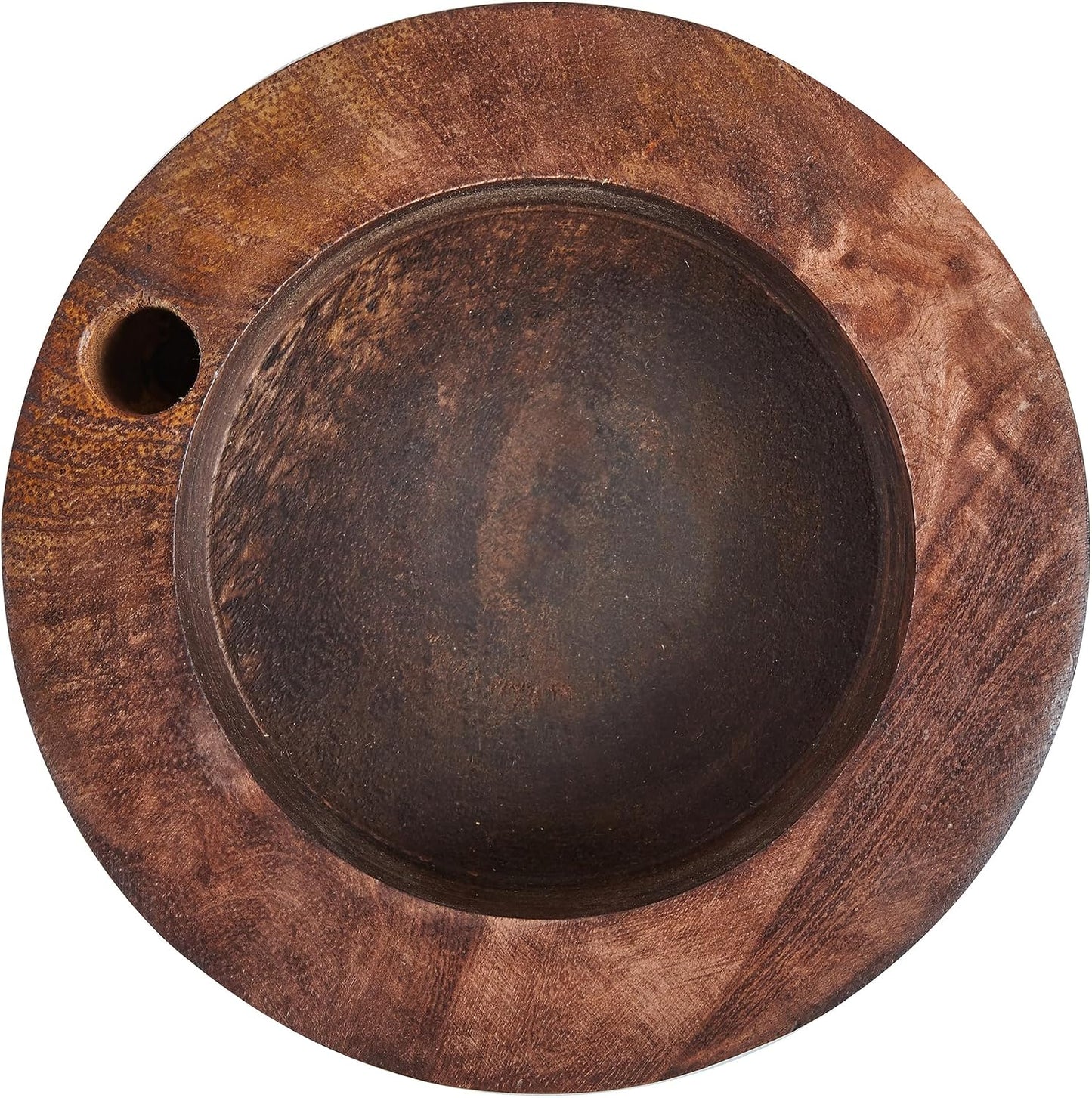 Wooden Party Cup Holder with Marker Slot, Disposable Solo Cup Holder Dispenser for Kitchen Bathroom- Paper Cup Drink up Organiser Rustic Finish 6" x 6" x 3" Inches Gifts Ideas