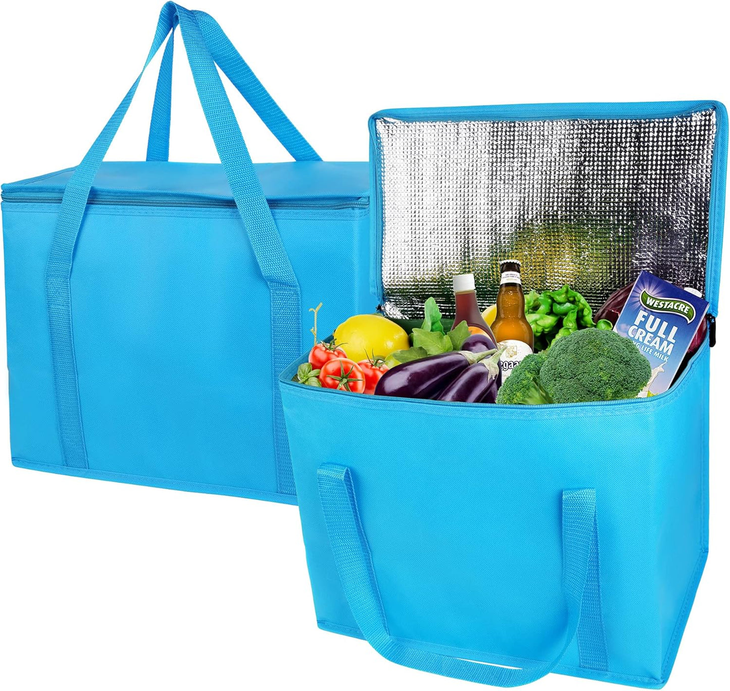 musbus Extra large XXXL Insulated Food Delivery Bag Cooler Bags Keep Food Warm Catering Therma Catering Bag for doordash 22x14x13 Cooler Bags Therma Shopper hot warming RED Pizza BLACK