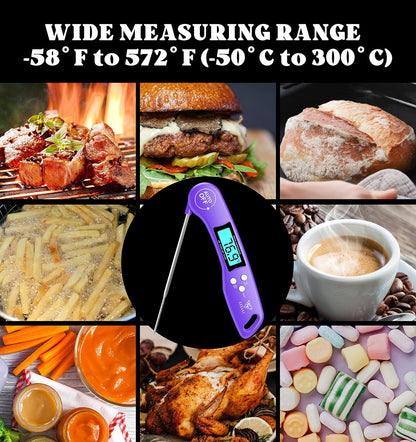 DOQAUS Meat Thermometer Digital – Instant Read Food Thermometer for Cooking