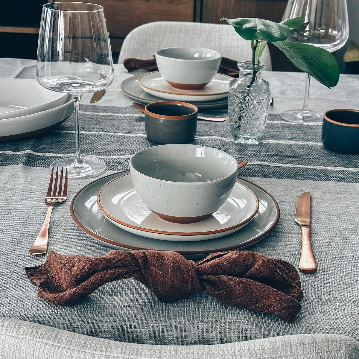 Mora Ceramic Artisan Matte Small Dessert Bowls - 16oz, Set of 6 - Microwave, Oven and Dishwasher Safe, For Rice, Ice Cream, Soup, Snacks, Cereal, Chili, Side Dishes etc - Microwavable Kitchen Bowl