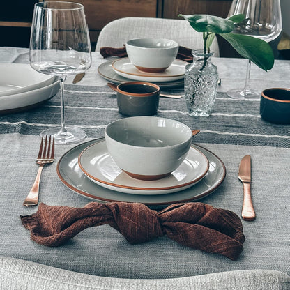 Mora Ceramic Artisan Matte Small Dessert Bowls - 16oz, Set of 6 - Microwave, Oven and Dishwasher Safe, For Rice, Ice Cream, Soup, Snacks, Cereal, Chili, Side Dishes etc - Microwavable Kitchen Bowl