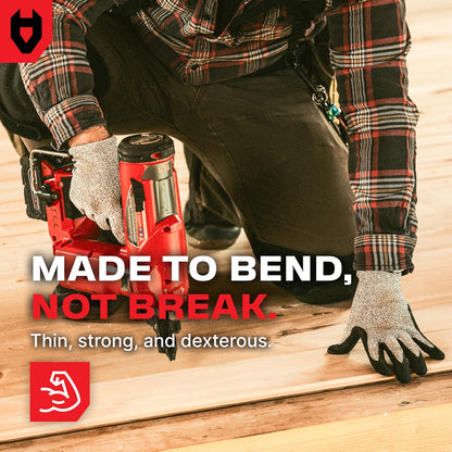 NoCry Cut Resistant Work Gloves For Men & Women, Nitrile Waterproof Palms