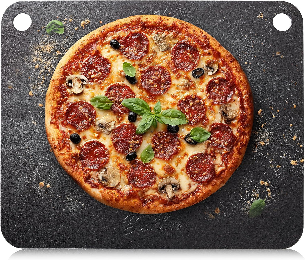 Pizza Steel XL 16"x13.4" – Heavy-Duty Baking Steel for Oven & Grill, Pizza Stone Alternative for Crispy Crust, Faster Heat Transfer, Professional Pizza Baking Sheet