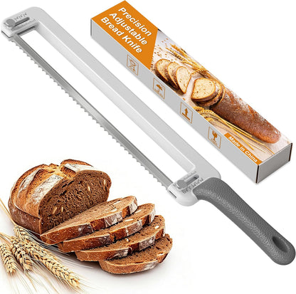 Sourdough Bread Knife for Homemade Bread: 11" Adjustable Bread Slicer