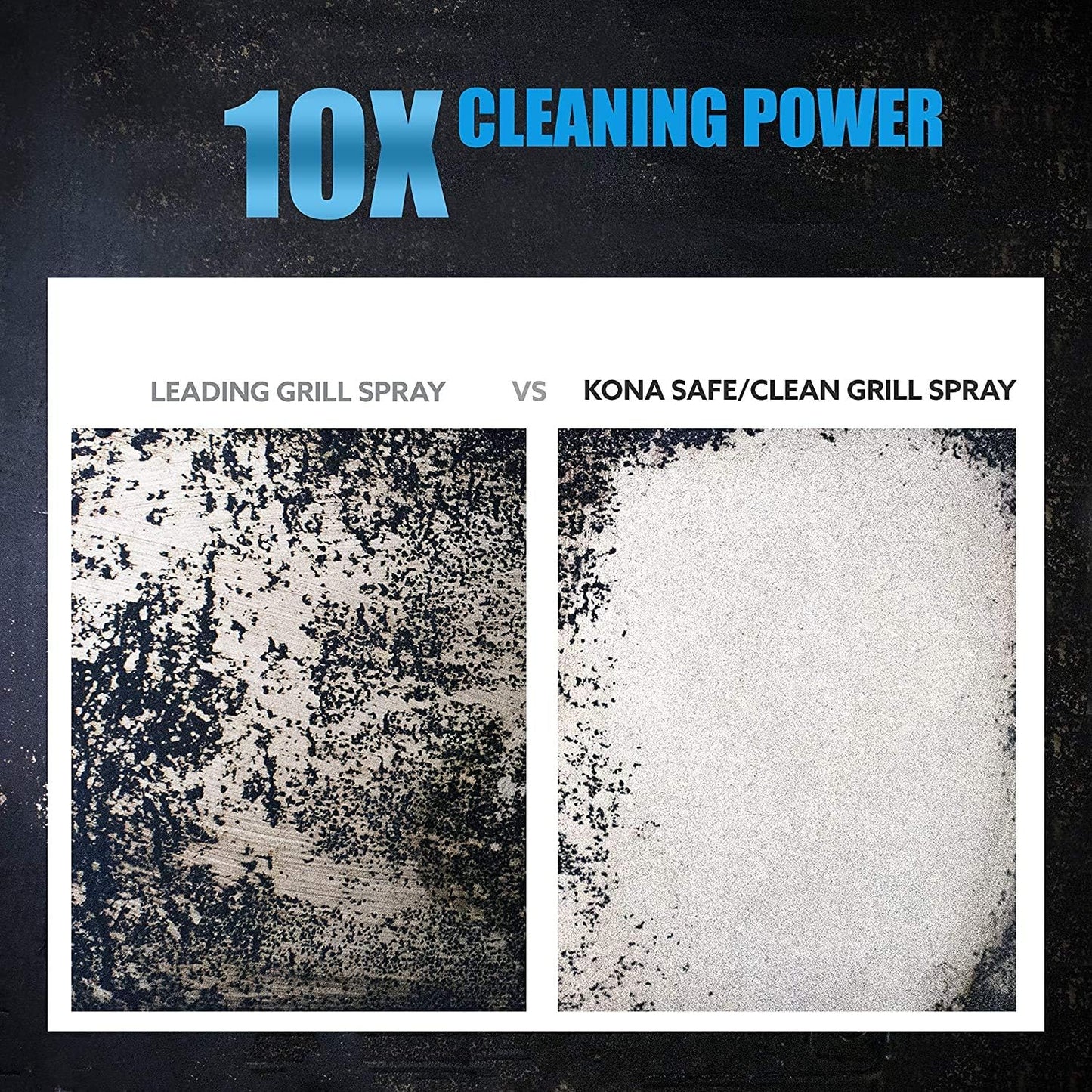 Kona Professional Grade Grill Cleaner for Outdoor BBQ – Heavy Duty, Non-Toxic, Fume-Free Kitchen Degreaser Spray, Eco-Friendly BBQ Degreaser – 23oz