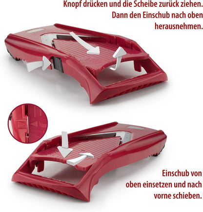 Swissmar Borner V Power Mandoline, V-7000, Red