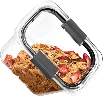 Rubbermaid Brilliance Pantry Airtight Food Storage Container, BPA-Free 7.8 Cup, Ideal for Brown Sugar - Efficient, Leak-Proof and Dishwasher-safe