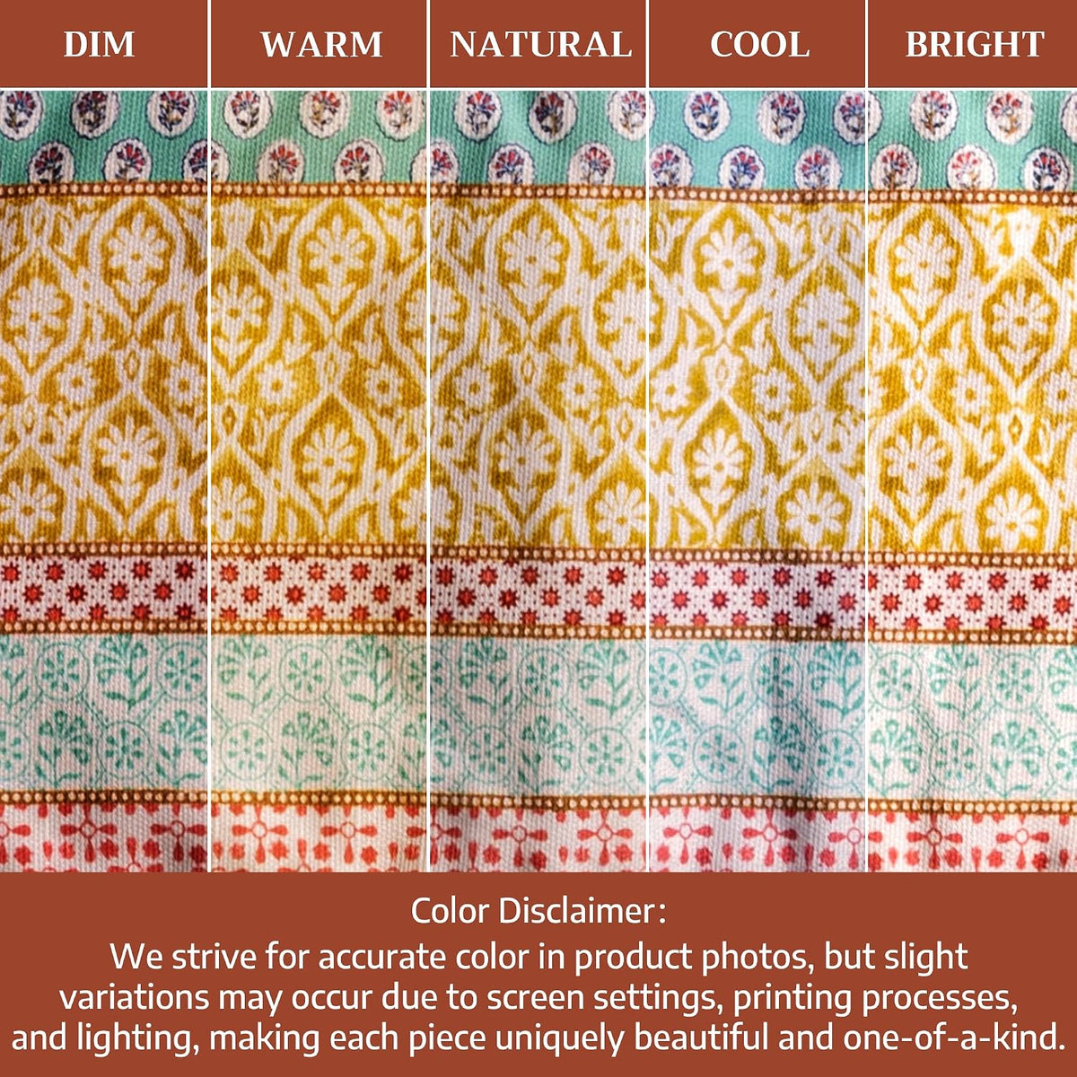 Maison d' Hermine 100% Cotton Oven Mitt & Pot Holder Set (7.5"x13" & 8"x8") - Colors C