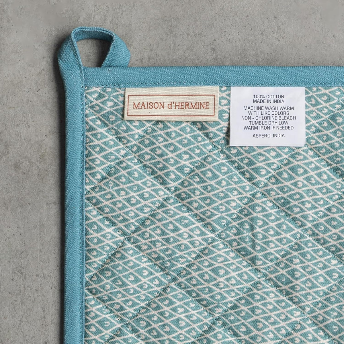 Maison d' Hermine Pot Holders 100% Cotton Potholders (8" x 8") - Colors A